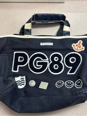 PEARLY GATES Ride High 1989 Women’s Golf Tote Cart Bag Carryall Navy Blue